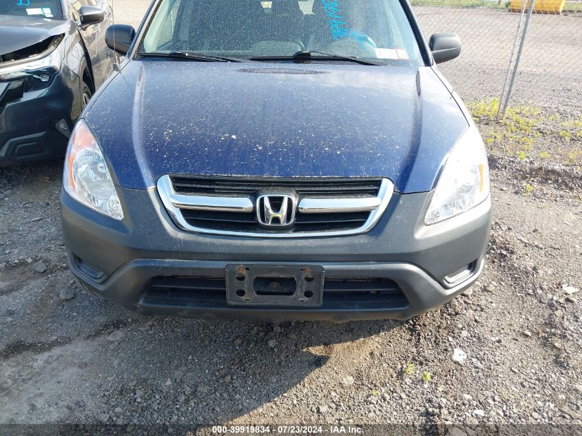 2004 Honda Cr-V Lx VIN: SHSRD78454U248482 Lot: 39919834