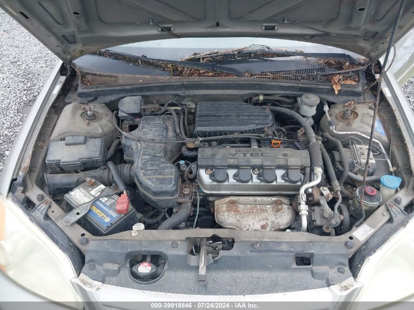 2003 Honda Civic Ex VIN: 2HGES26703H573935 Lot: 39919846