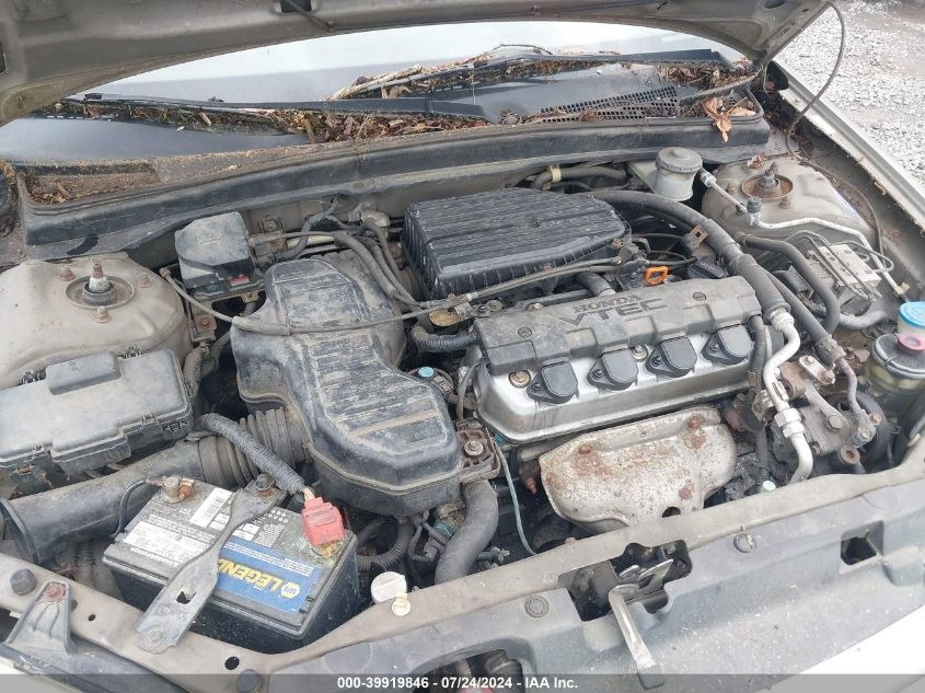 2003 Honda Civic Ex VIN: 2HGES26703H573935 Lot: 39919846