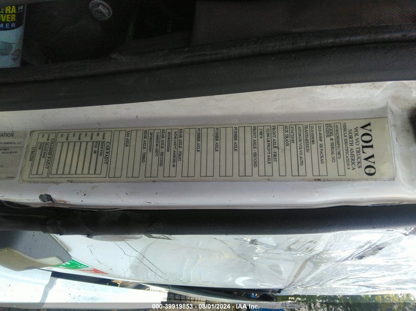 2015 Volvo Vn Vnl VIN: 4V4NC9EH6FN176874 Lot: 39919853