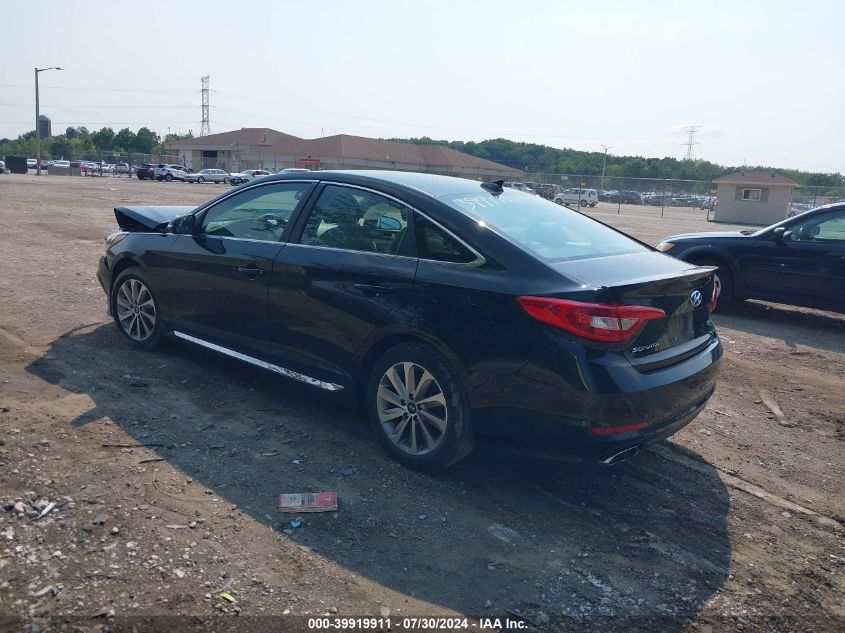 2017 HYUNDAI SONATA SPORT - 5NPE34AF0HH466839