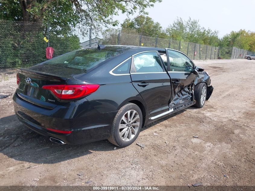 2017 HYUNDAI SONATA SPORT - 5NPE34AF0HH466839