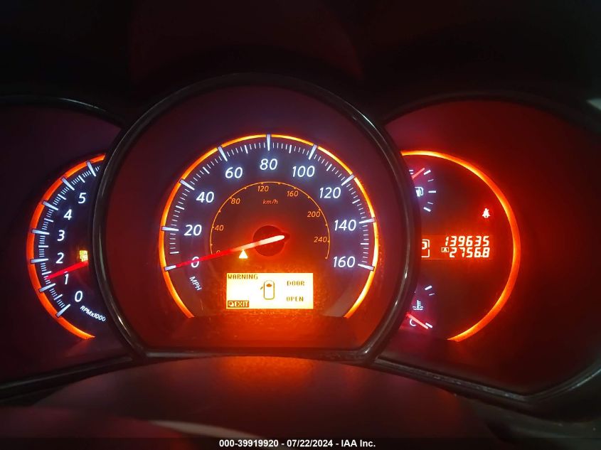 2009 Nissan Murano Sl VIN: JN8AZ18W59W212349 Lot: 39919920