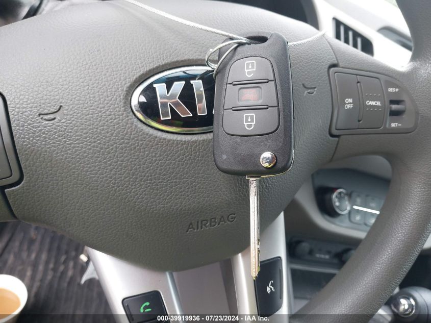 2013 Kia Sportage Lx VIN: KNDPB3A23D7505859 Lot: 39919936