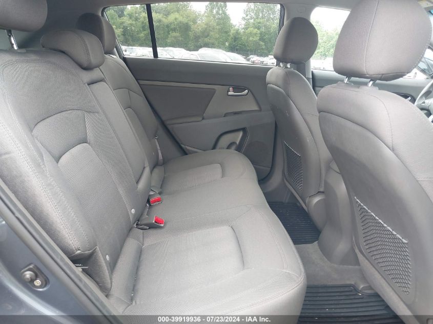 2013 Kia Sportage Lx VIN: KNDPB3A23D7505859 Lot: 39919936