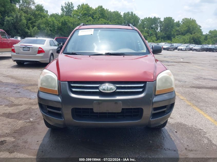 2008 Kia Sportage Lx VIN: KNDJF724787479869 Lot: 39919944