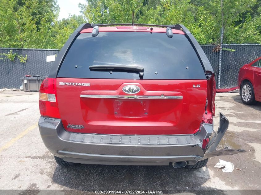 2008 Kia Sportage Lx VIN: KNDJF724787479869 Lot: 39919944
