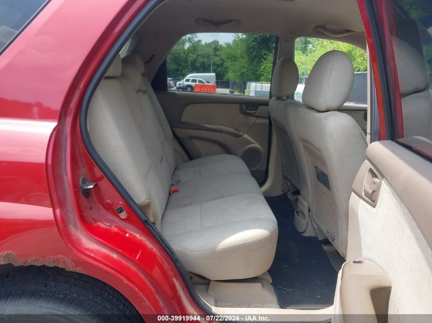 2008 Kia Sportage Lx VIN: KNDJF724787479869 Lot: 39919944