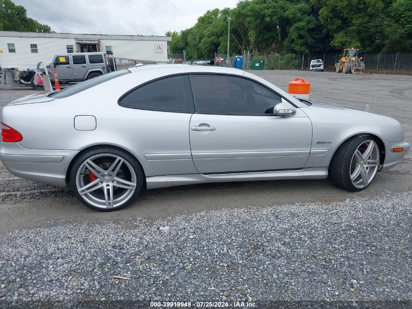 2001 Mercedes-Benz Clk 55 Amg VIN: WDBLJ74G51F167543 Lot: 39919949