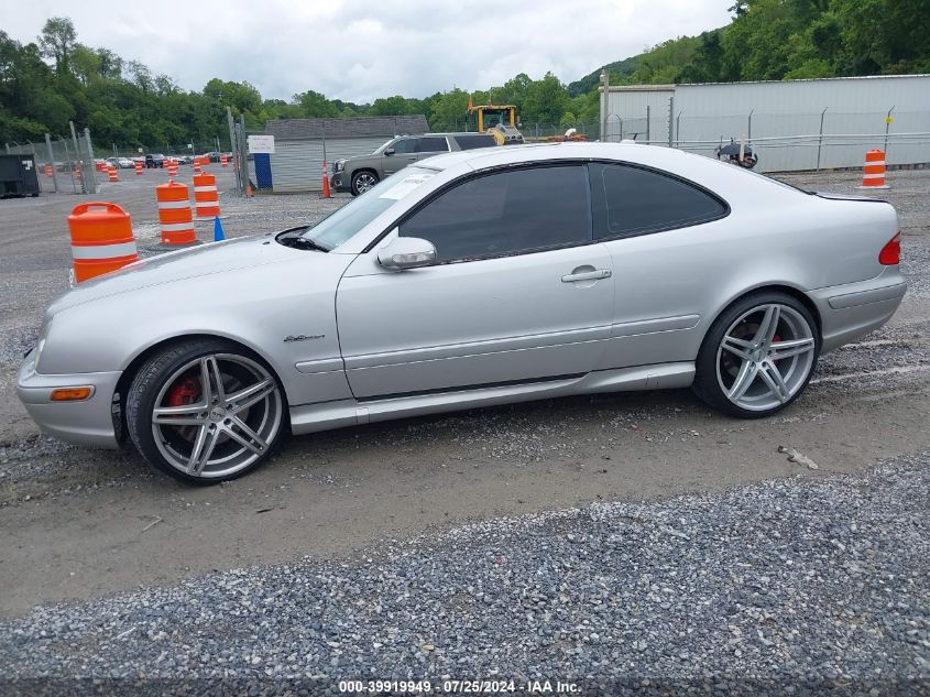 2001 Mercedes-Benz Clk 55 Amg VIN: WDBLJ74G51F167543 Lot: 39919949