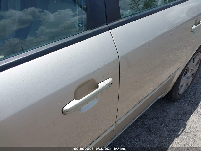 2010 Hyundai Sonata Gls VIN: 5NPET4AC6AH578105 Lot: 39920006