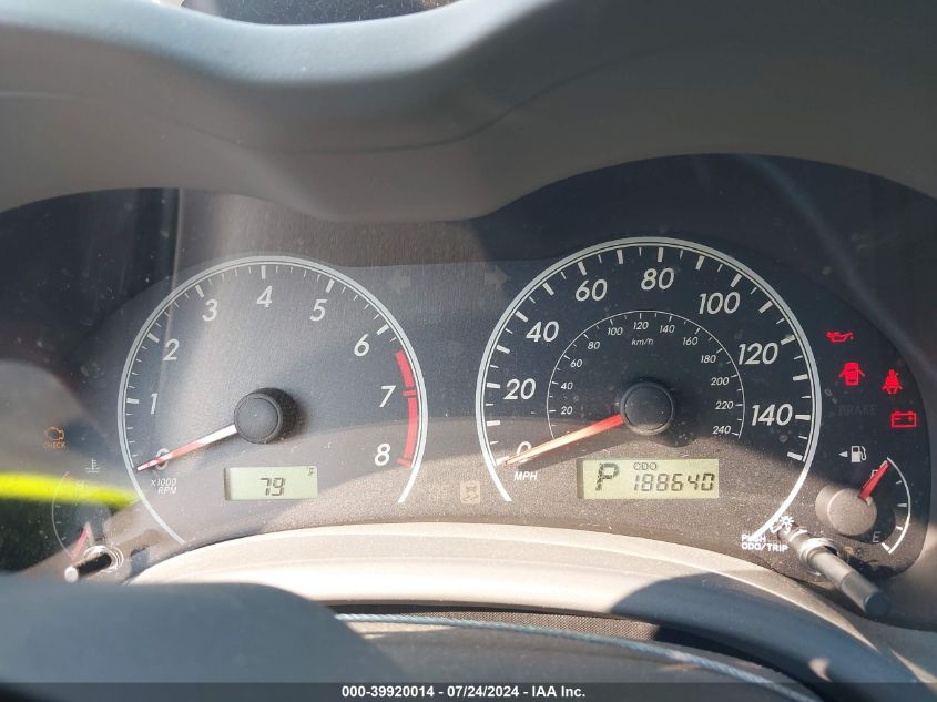 2009 Toyota Corolla Le VIN: JTDBL40E89J046962 Lot: 39920014