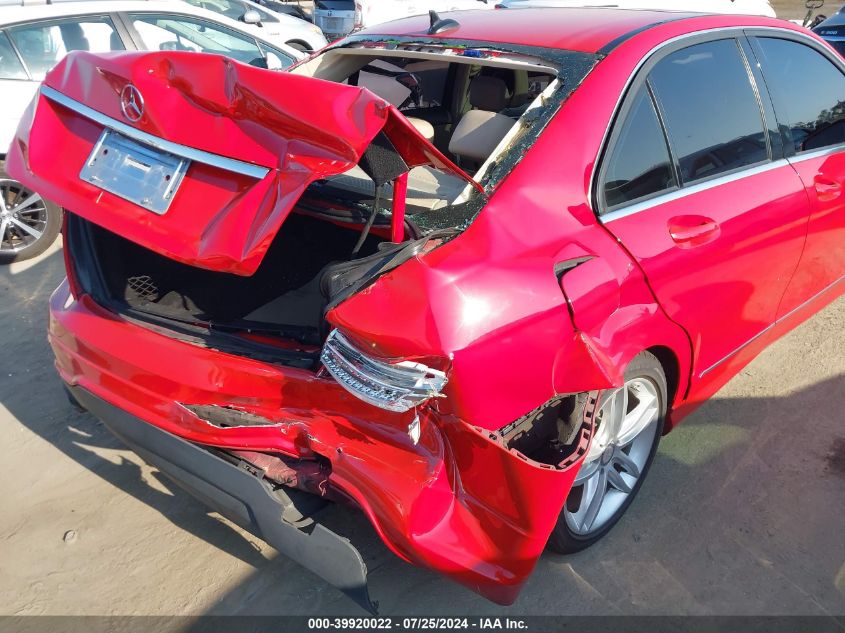 2013 Mercedes-Benz C 250 Luxury/Sport VIN: WDDGF4HB8DR279912 Lot: 39920022