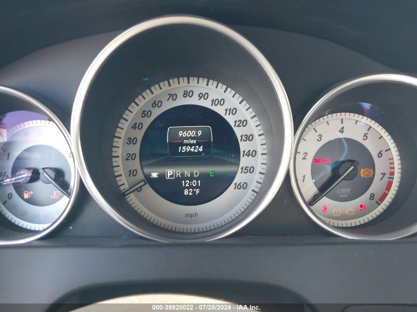 2013 Mercedes-Benz C 250 Luxury/Sport VIN: WDDGF4HB8DR279912 Lot: 39920022