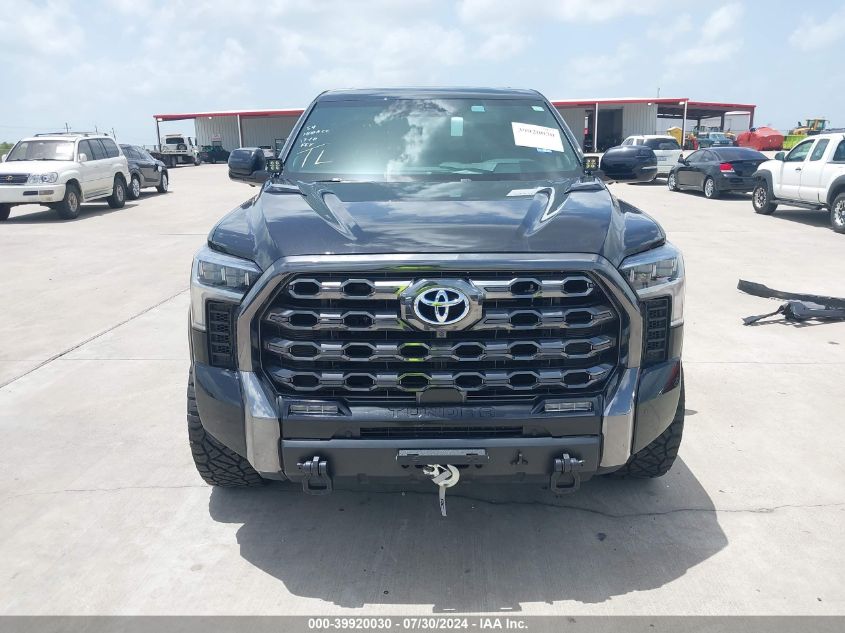 2023 Toyota Tundra Crewmax Platinum/Crewmax 1794 VIN: 5TFNC5DB0PX038710 Lot: 39920030