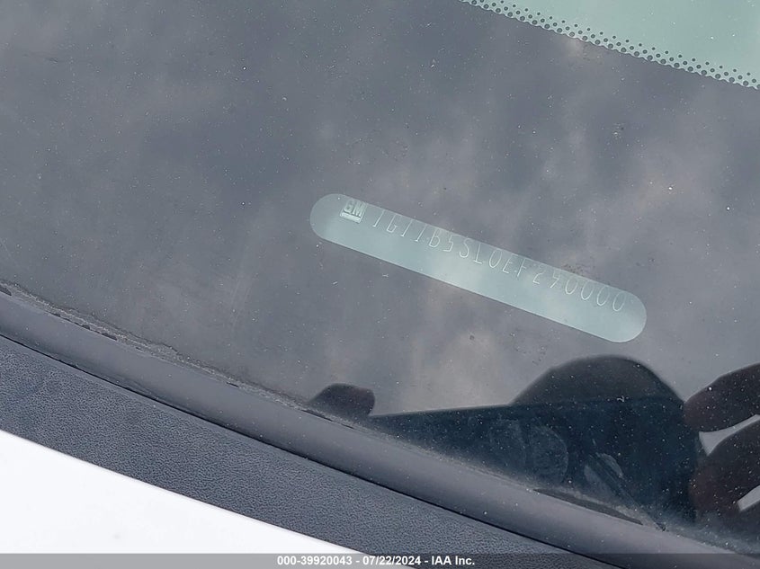 2014 Chevrolet Malibu 1Ls VIN: 1G11B5SL0EF290000 Lot: 39920043