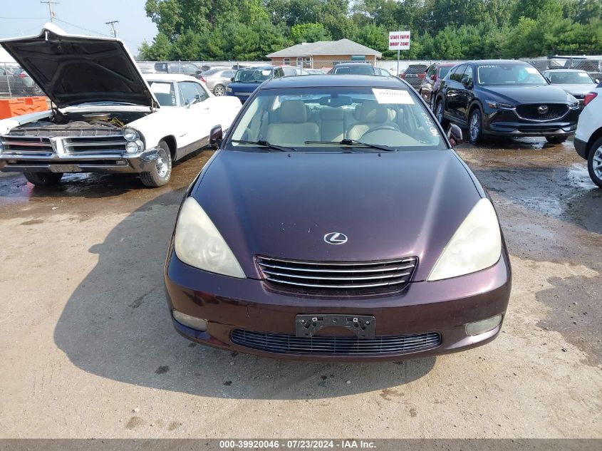 2004 Lexus Es 330 VIN: JTHBA30G645014495 Lot: 39920046