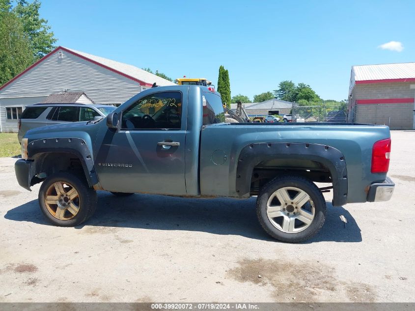 1GCEC14X17Z604009 | 2007 CHEVROLET SILVERADO 1500