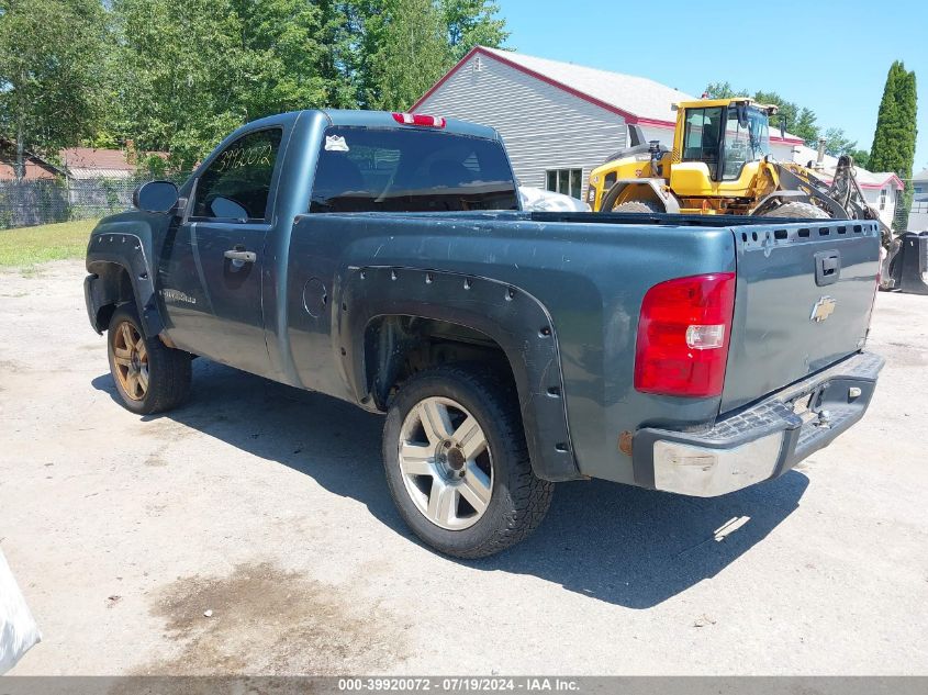 1GCEC14X17Z604009 | 2007 CHEVROLET SILVERADO 1500