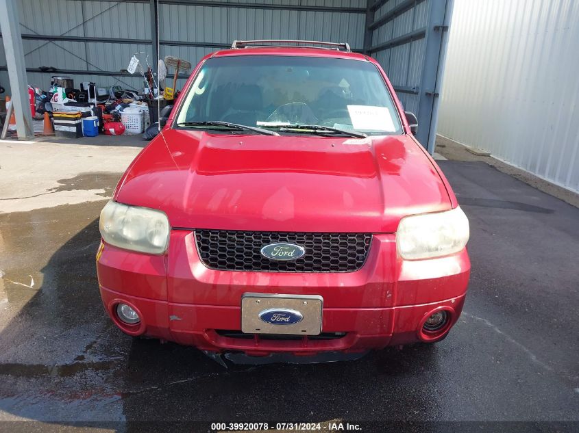 2006 Ford Escape Limited VIN: 1FMYU94126KA22833 Lot: 39920078