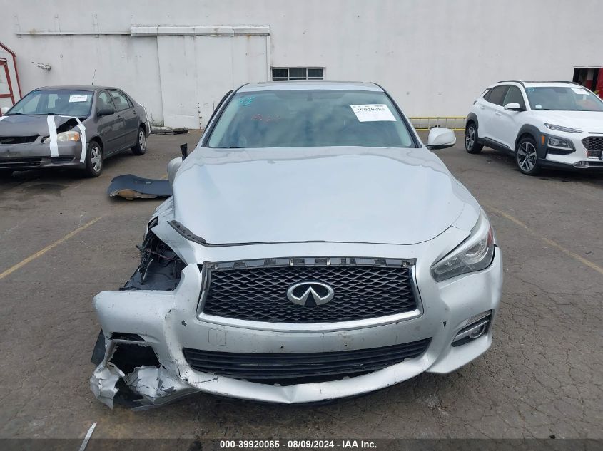 2016 Infiniti Q50 2.0T Base/2.0T Premium VIN: JN1CV7AR5GM252417 Lot: 39920085