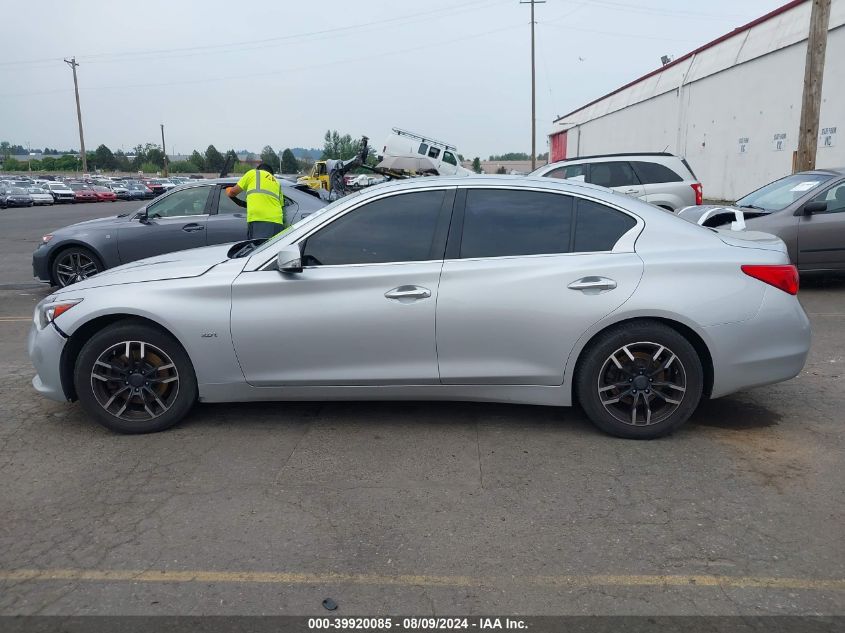 2016 Infiniti Q50 2.0T Base/2.0T Premium VIN: JN1CV7AR5GM252417 Lot: 39920085