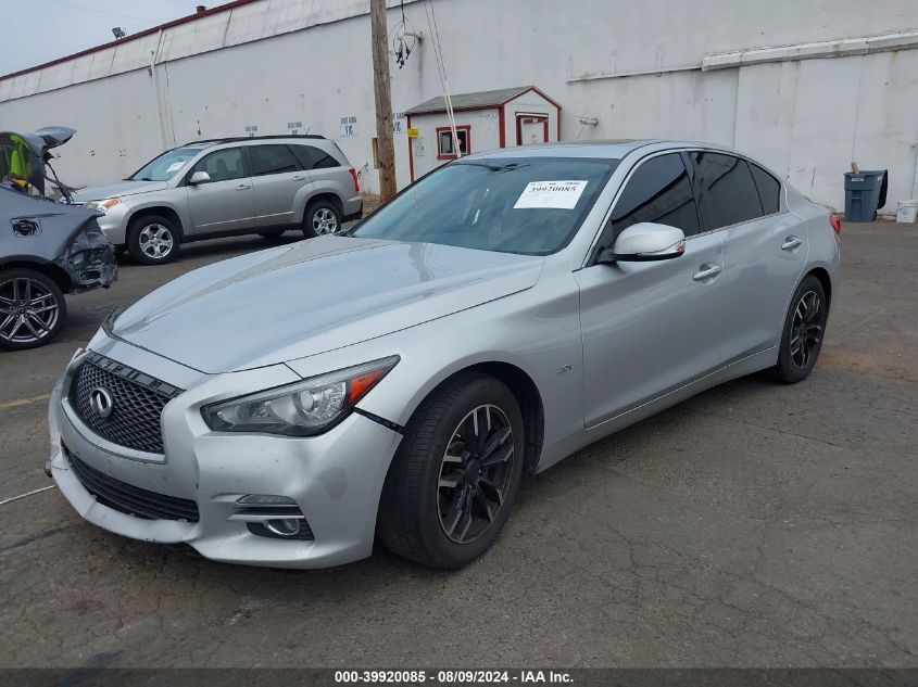 VIN JN1CV7AR5GM252417 2016 Infiniti Q50, 2.0T Base/... no.2