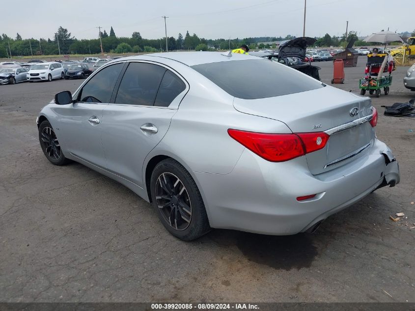 VIN JN1CV7AR5GM252417 2016 Infiniti Q50, 2.0T Base/... no.3