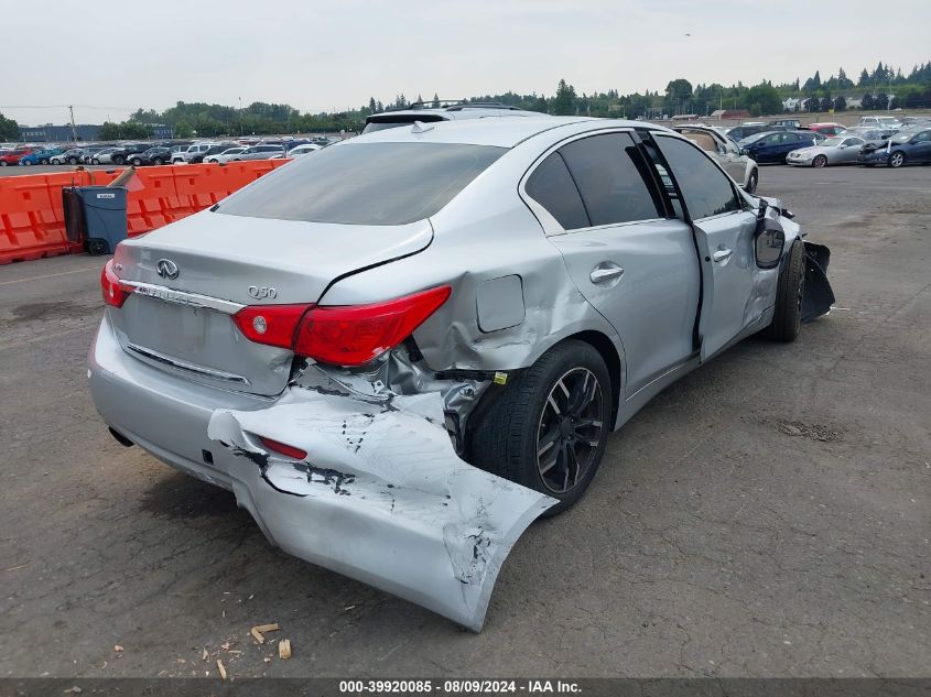 VIN JN1CV7AR5GM252417 2016 Infiniti Q50, 2.0T Base/... no.4