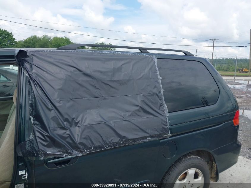 2001 Honda Odyssey Ex VIN: 2HKRL18641H606712 Lot: 39920091