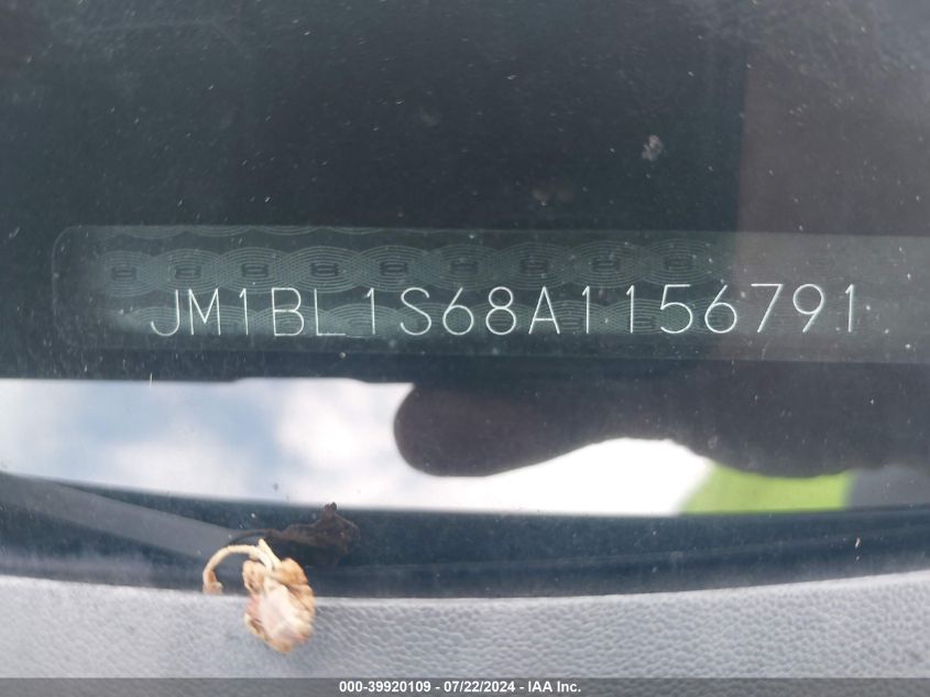 2010 Mazda Mazda3 S Sport VIN: JM1BL1S68A1156791 Lot: 39920109