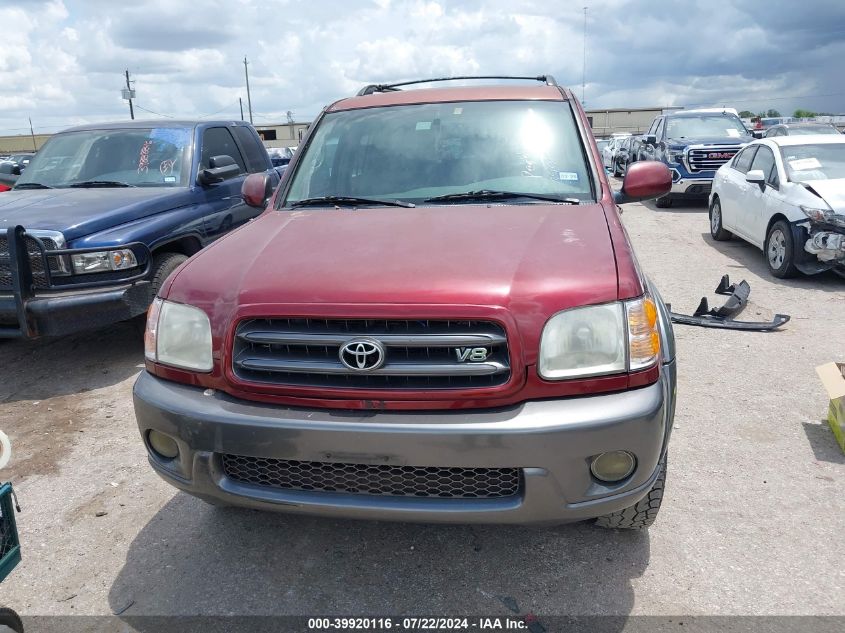 2004 Toyota Sequoia Sr5 V8 VIN: 5TDZT34A74S228521 Lot: 39920116