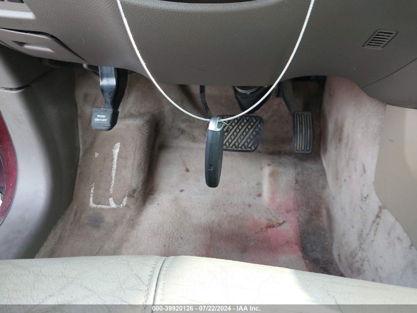 2009 Nissan Murano Sl VIN: JN8AZ18U29W021695 Lot: 39920126