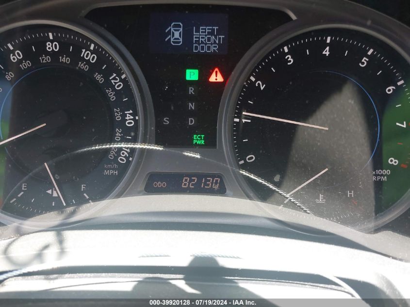 2010 Lexus Is 250 VIN: JTHBF5C26A5128795 Lot: 39920128