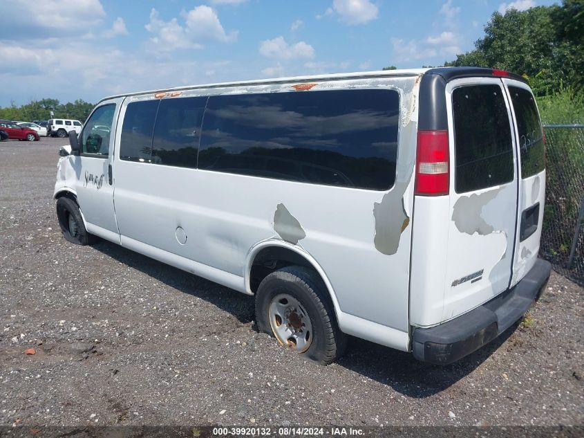 2009 Chevrolet Express 3500 Ls VIN: 1GAHG39K491166011 Lot: 39920132