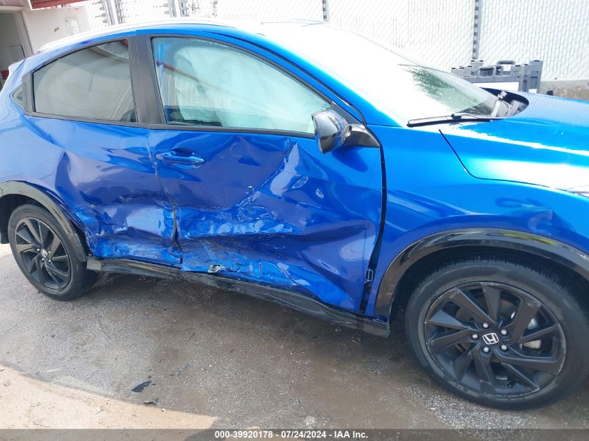2022 Honda Hr-V Awd Sport VIN: 3CZRU6H19NM717541 Lot: 39920178