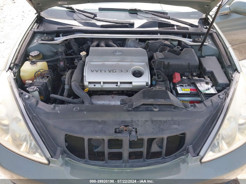 2005 Lexus Es 330 VIN: JTHBA30G955064566 Lot: 39920198