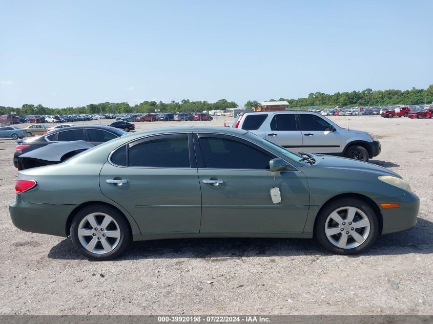 2005 Lexus Es 330 VIN: JTHBA30G955064566 Lot: 39920198