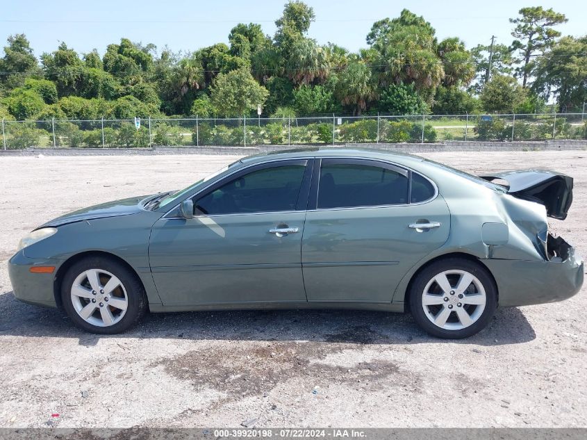 2005 Lexus Es 330 VIN: JTHBA30G955064566 Lot: 39920198