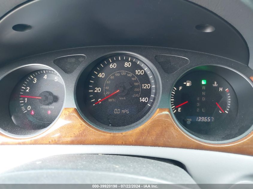 2005 Lexus Es 330 VIN: JTHBA30G955064566 Lot: 39920198