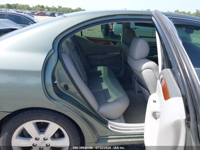 2005 Lexus Es 330 VIN: JTHBA30G955064566 Lot: 39920198