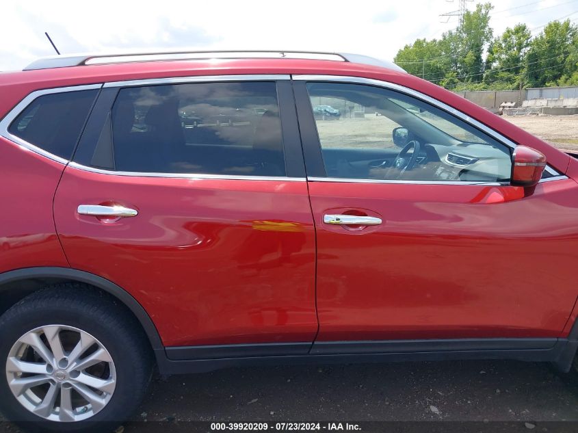 2016 Nissan Rogue Sv VIN: KNMAT2MV1GP603568 Lot: 39920209