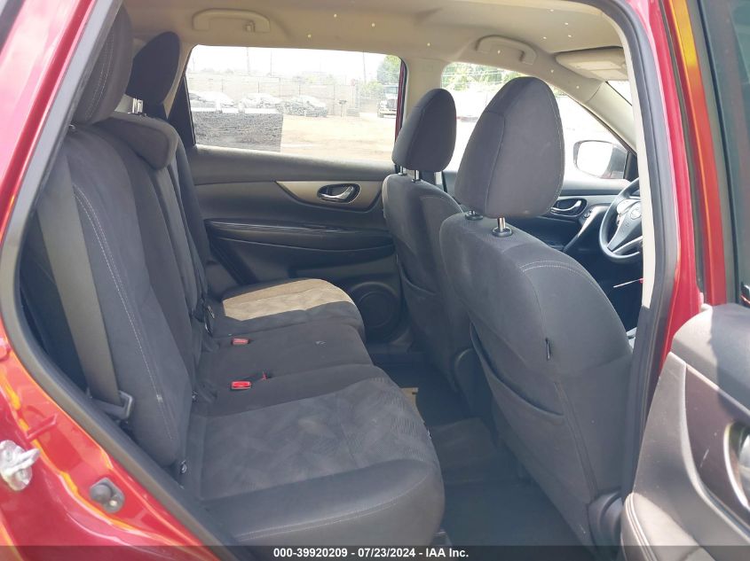 2016 Nissan Rogue Sv VIN: KNMAT2MV1GP603568 Lot: 39920209