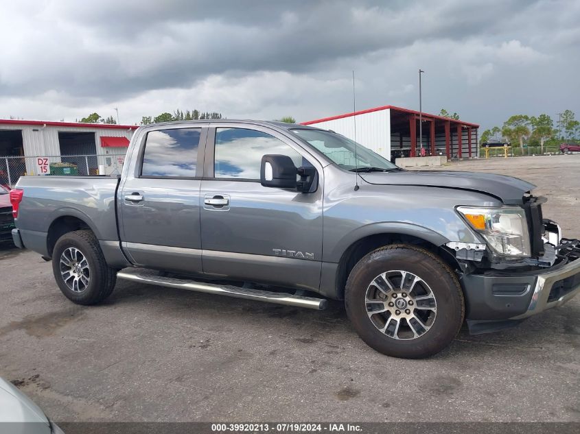 2021 Nissan Titan Sv 4X4 VIN: 1N6AA1ED4MN519528 Lot: 39920213