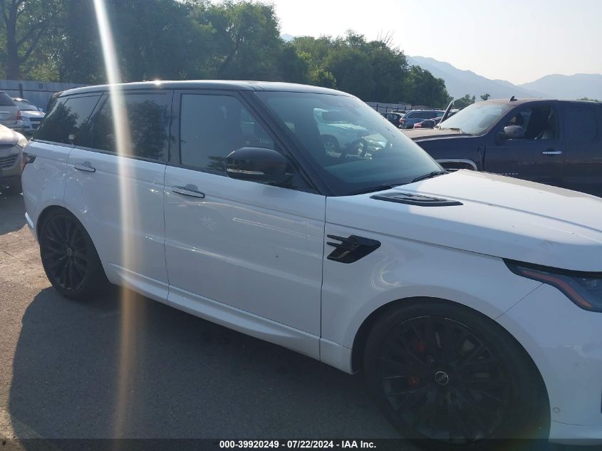 2018 Land Rover Range Rover Sport Hse Dynamic VIN: SALWV2SV9JA189963 Lot: 39920249