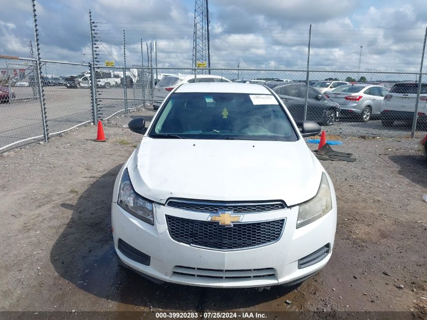 2013 Chevrolet Cruze Ls Auto VIN: 1G1PA5SHXD7211689 Lot: 39920283