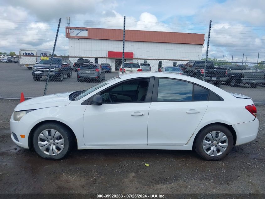 2013 Chevrolet Cruze Ls Auto VIN: 1G1PA5SHXD7211689 Lot: 39920283