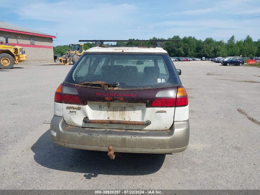 2000 Subaru Outback VIN: 4S3BH6655Y6636980 Lot: 39920297