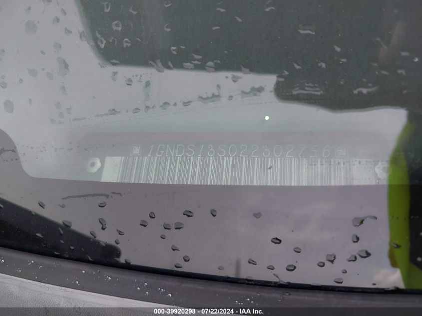 2002 Chevrolet Trailblazer Ls VIN: 1GNDS13S022302756 Lot: 39920298