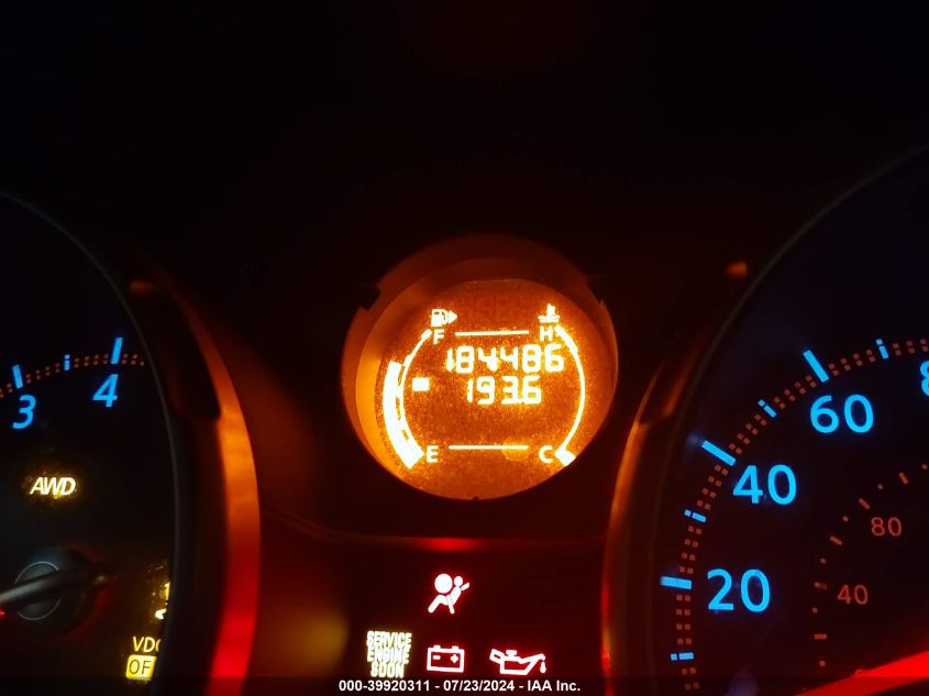 2010 Nissan Rogue S/Sl/Krom VIN: JN8AS5MV7AW601975 Lot: 39920311